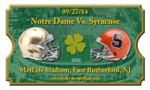 2014 ND vs Syracuse