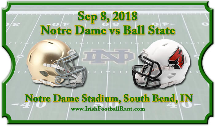 Notre Dame Fighting Irish vs Ball State Cardinals Football Tickets