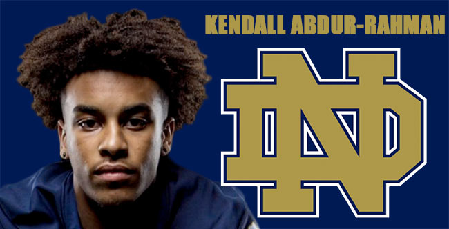 ND Commit Kendall Abdur-Rahman