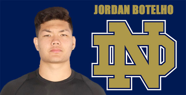 Jordan Botelho ND Commit