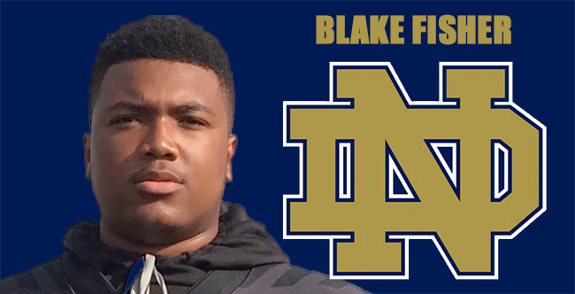 Blake Fisher ND Commit