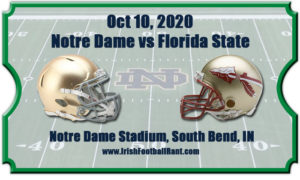 Notre Dame Fighting Irish vs Florida State Seminoles Football Tickets