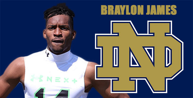 Braylon James ND Commit