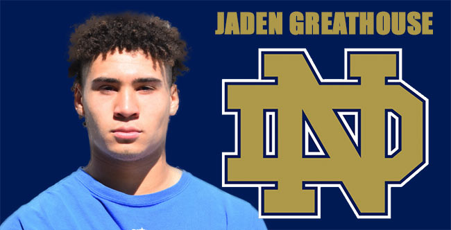 Jaden Greathouse ND Commit