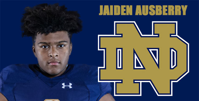 Jaiden Ausberry ND Commit