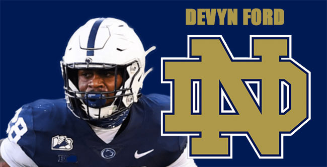 Devyn Ford ND Commit