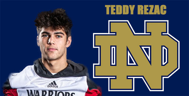 Teddy Rezac 2024 ND Commit