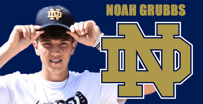 Noah Grubbs 2026 ND Commit