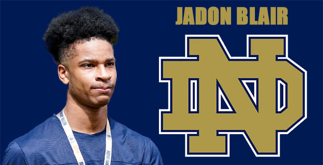 JaDon Blair 2025 ND Commit